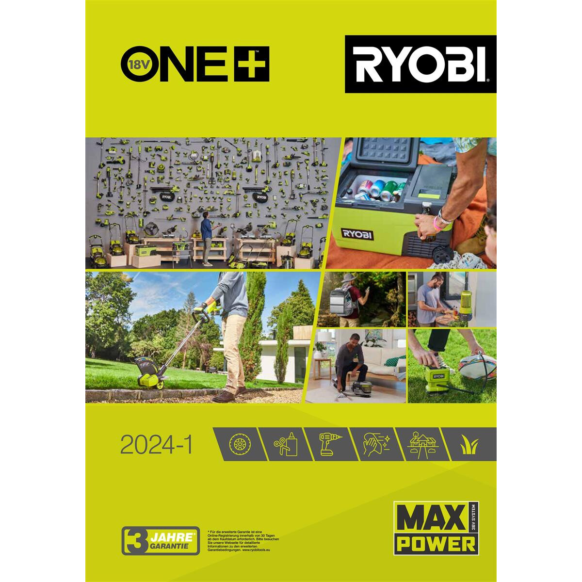 RYOBI - Katalog ONE+ und MAX Power 2024 (Nur Download)