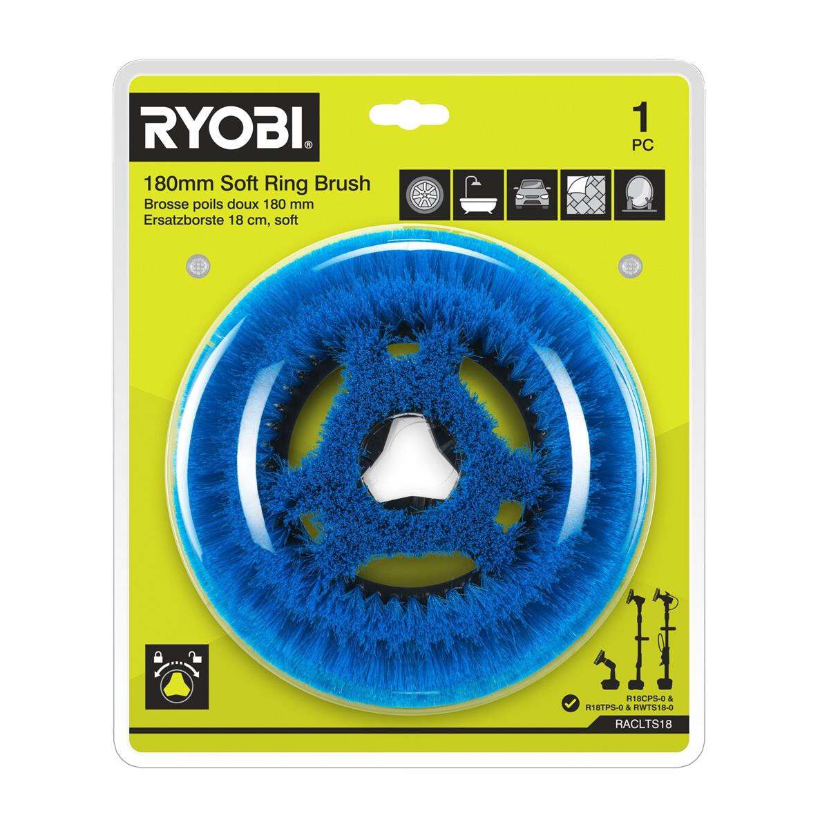 RYOBI - Ersatzbürste weich  RACLTS1 box