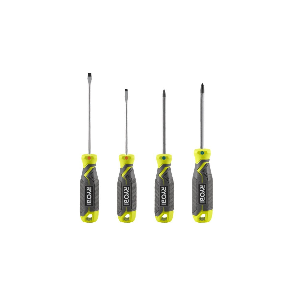 RYOBI - Schraubendreher-Set 4tlg. SL/PH magnetisch (RHSDS4PC