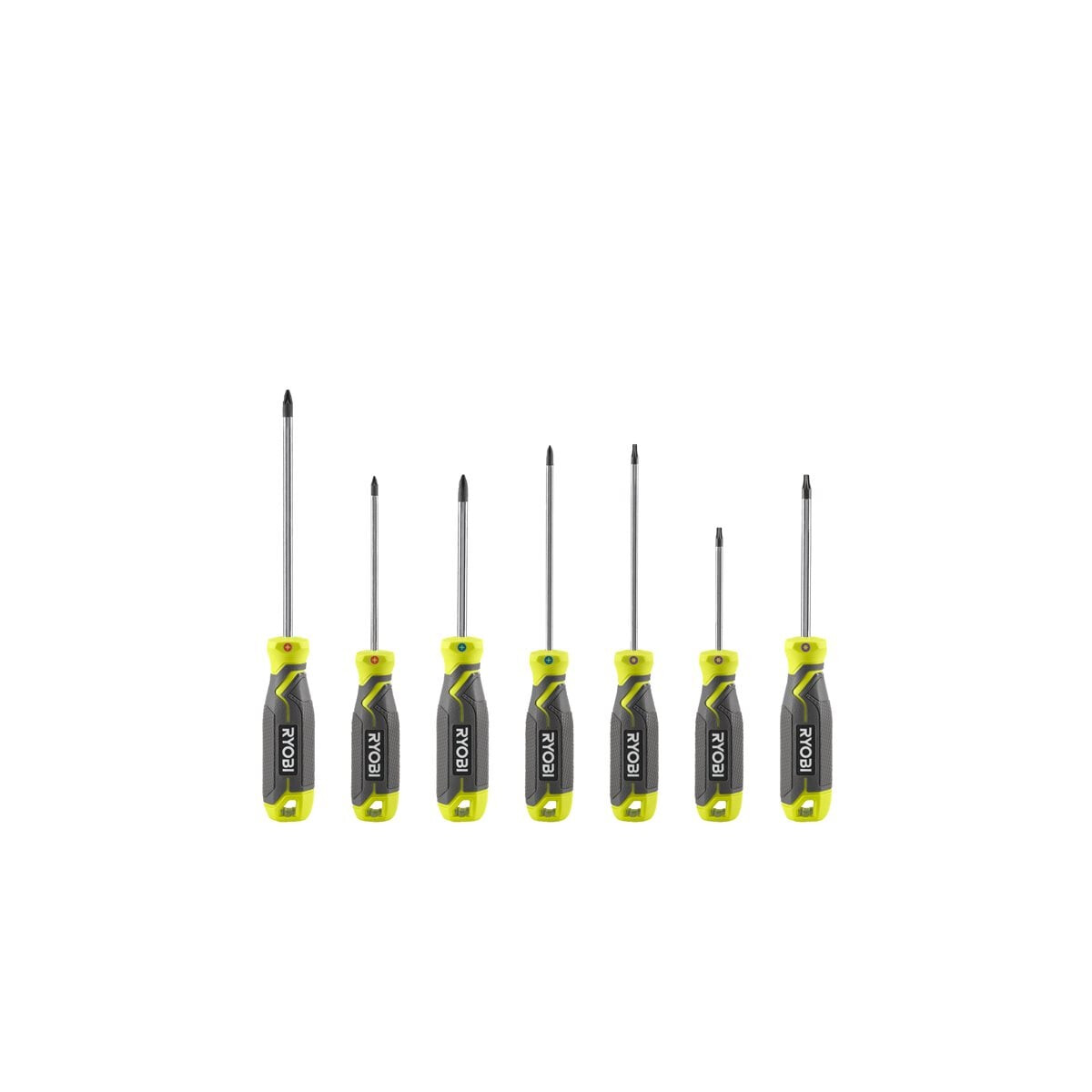RYOBI - Schraubendreher-Set 7tlg. SL/PH/PZ magnetisch (RHSDS