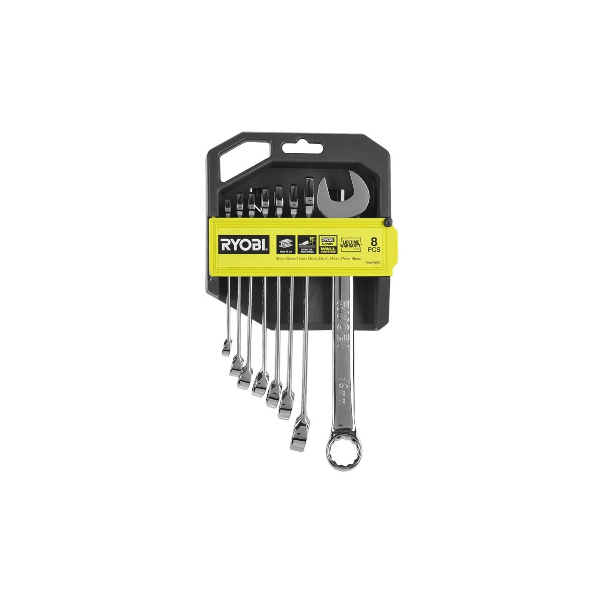 RYOBI - Ringmaulschlüssel-Set, 8-tl box