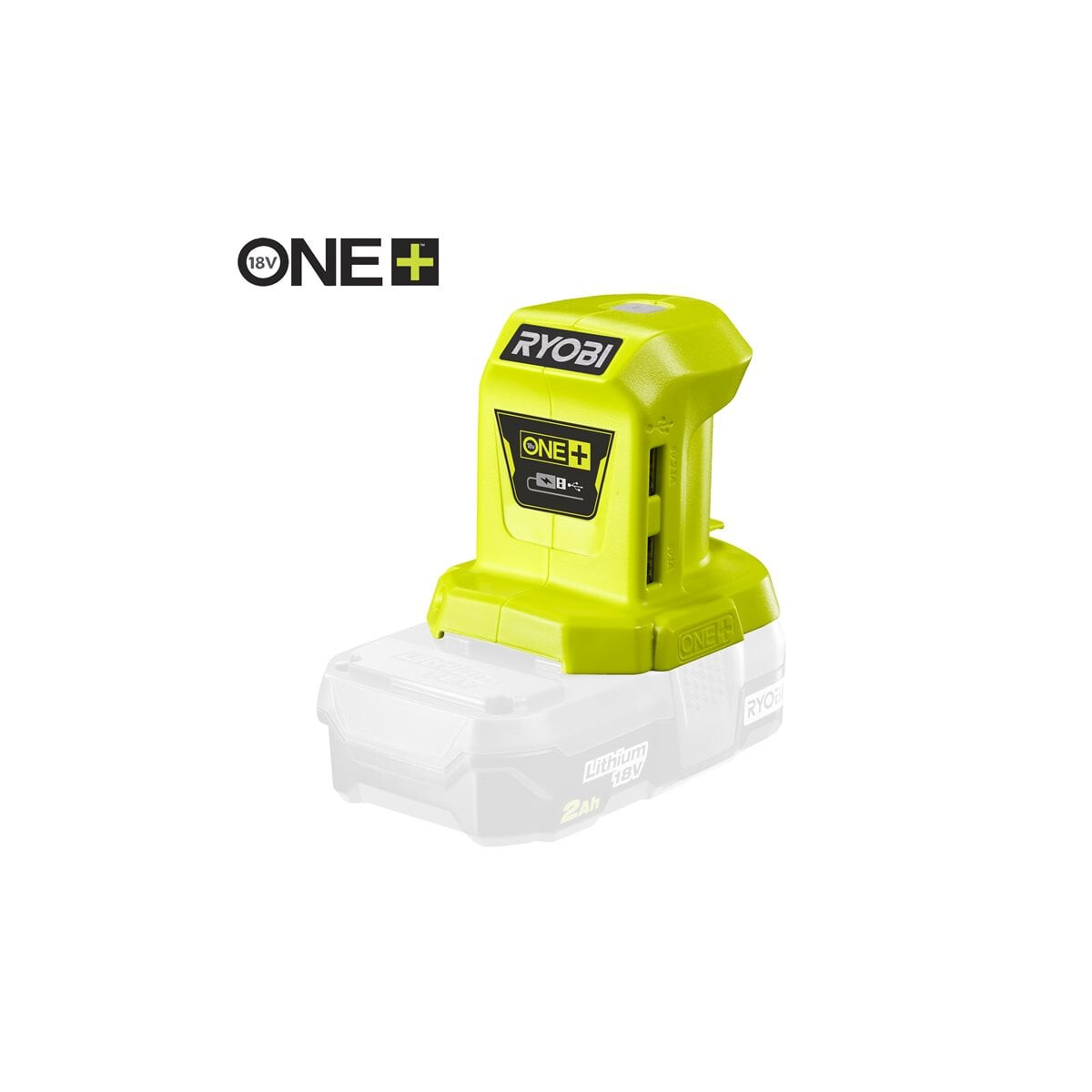 RYOBI - 18 V ONE+ Akku- USB Adapter R18U box