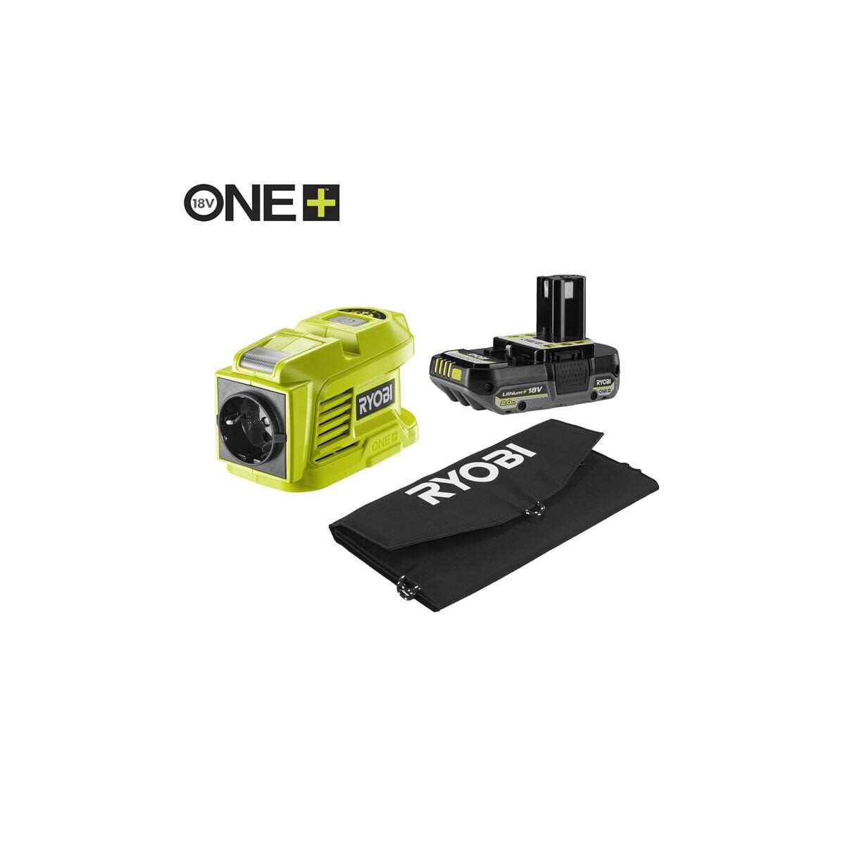 RYOBI - Sonnenkollektor + Wechselrichter  RYSP21ABI150B-120 
