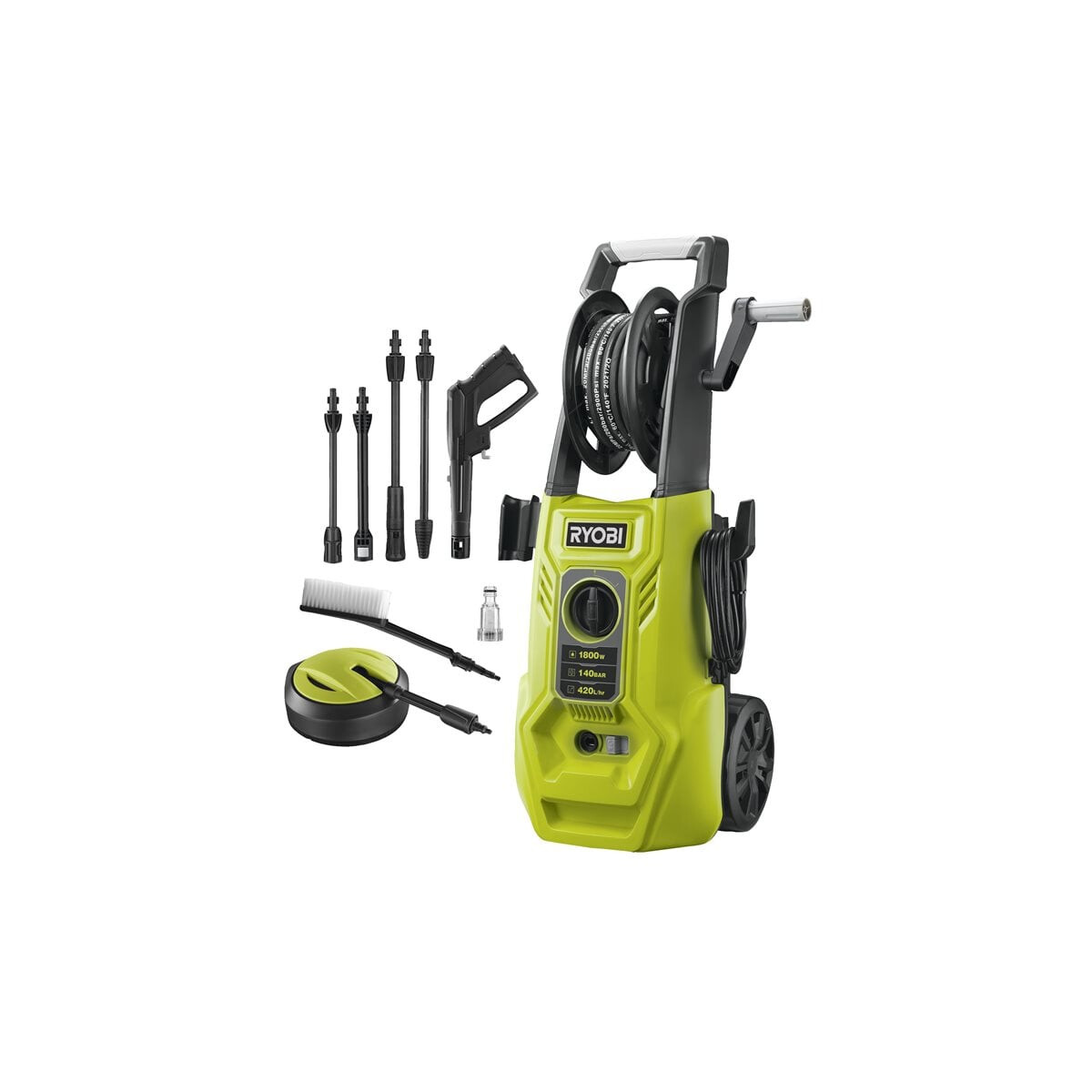 RYOBI - Hochdruckdruckreiniger 140 Bar RY140PWA