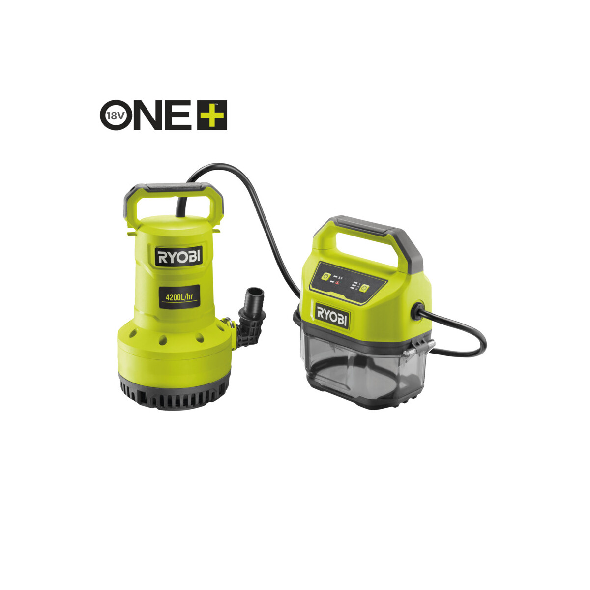 RYOBI - 18V ONE+ Akku- Tauchpumpe (RY18SPA-0)...