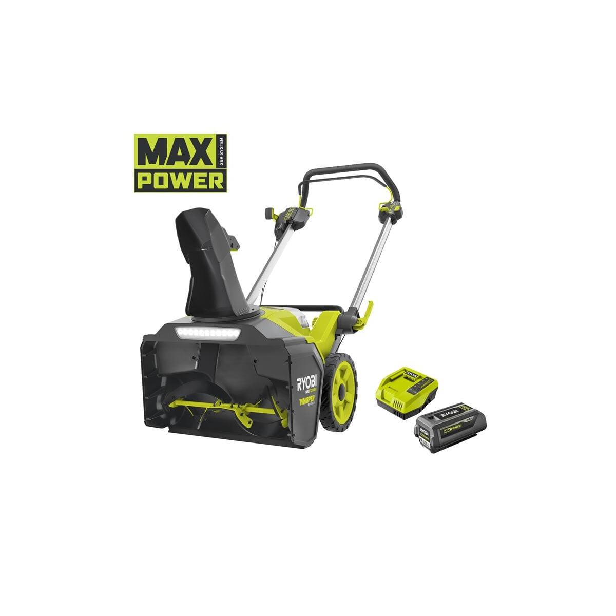 RYOBI - 36V MAXPOWER Akku- Schneefräse (RY36STX53B-160)